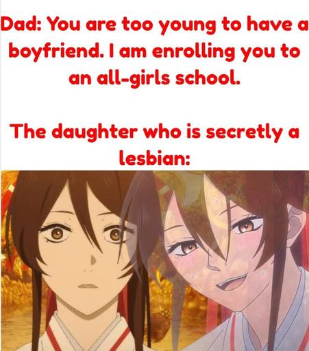 Strict Dad Accidentally Created a Yuri Brothel