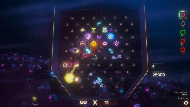 Screenshot 1 from HYPERDROP: A Pachinko Roguelite