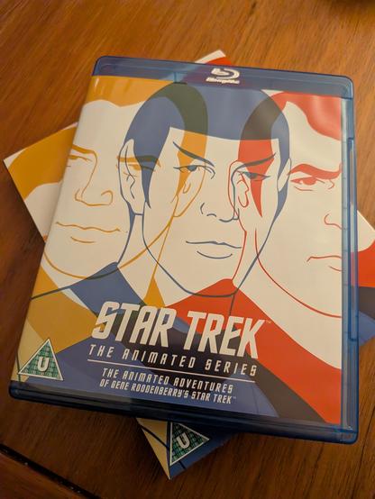 A Bluray copy of Star Trek The Animated Series
